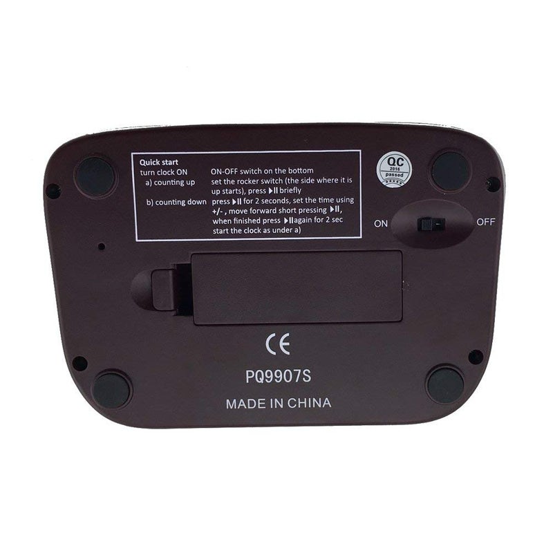 LEAP Chess Clock Digital Chess Timer Professional for Board Games Timer with Alarm Function (Official Store) Brownish Red - Image 3